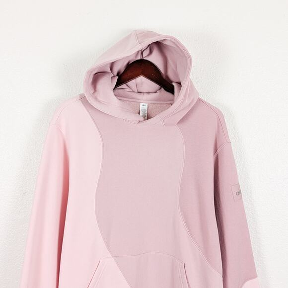NEW Alo Yoga Make Waves Hoodie in Sunset Pink Tonal Size Small NWT - Picture 7 of 9